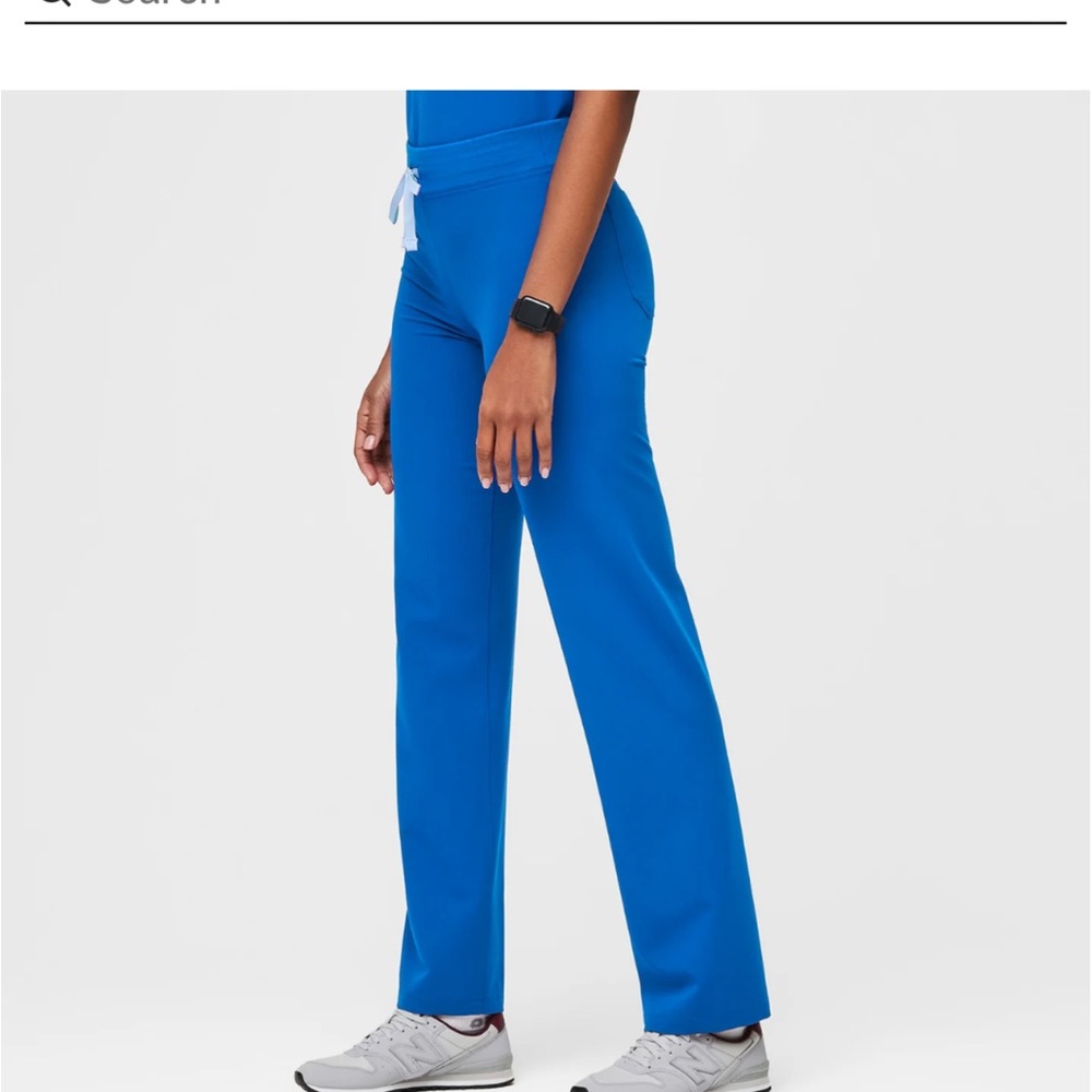 FIGS The Livingston Basic Scrub Pant - Royal Blue Medium *Petite